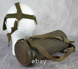 WW2 German gas mask canister wehrmacht kit field gear veteran estate combat Army