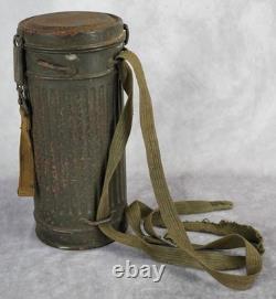 WW2 German gas mask canister wehrmacht kit field gear veteran estate combat Army WW2 German gas mask canister wehrmacht kit field gear veteran estate combat Army