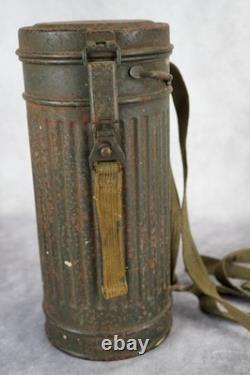 WW2 German gas mask canister wehrmacht kit field gear veteran estate combat Army
