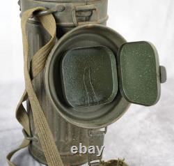 WW2 German gas mask canister wehrmacht kit field gear veteran estate combat Army