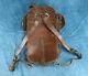 Ww2 German Leather Heer Army Rucksack Horse Cavalry Saddle Bag Y Strap Wehrmacht