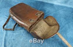 WW2 German leather Heer Army rucksack horse Cavalry saddle bag Y strap Wehrmacht
