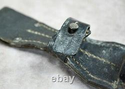 WW2 German leather K98 RBNr frog dress belt dress Luftwaffe estate Army bayonet