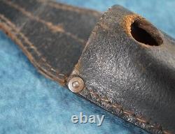 WW2 German leather K98 rbnr marked frog dress belt dress estate Army war bayonet