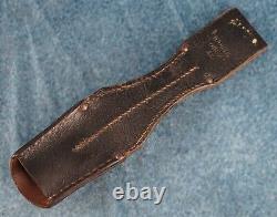 WW2 German leather K98 rbnr marked frog dress belt dress estate Army war bayonet