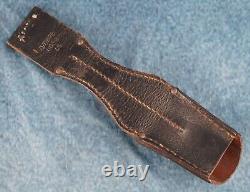 WW2 German leather K98 rbnr marked frog dress belt dress estate Army war bayonet