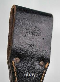 WW2 German leather K98 rifle frog dress belt dress combat estate Army bayonet
