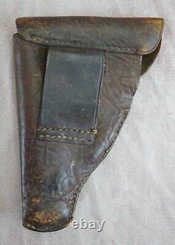 WW2 German leather P38 holster belt dress estate Army wehrmacht heer field gear