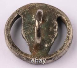 WW2 German navy ring Button WWII Skull Anchor Germany Army Wehrmacht Marine forc