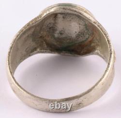 WW2 German navy ring Button WWII Skull Anchor Germany Army Wehrmacht Marine forc