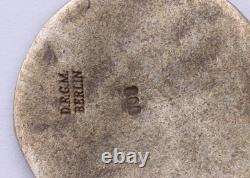 WW2 German pendant 800 silver WWII Soldier in steel hat Germany Army Wehrmacht