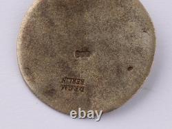 WW2 German pendant 800 silver WWII Soldier in steel hat Germany Army Wehrmacht