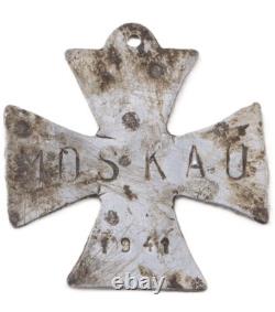 WW2 German ring WWII Iron cross trench art Germany Army Wehrmacht force Size 9.5