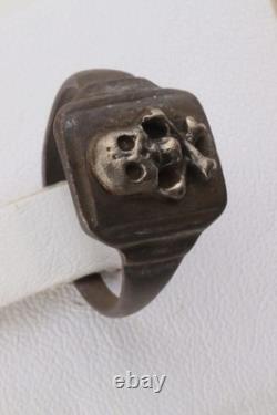 WW2 German ring WWII Iron cross trench art Germany Army Wehrmacht force Size 9.5