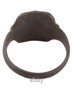 WW2 German ring WWII Iron cross trench art Germany Army Wehrmacht force Size 9.5