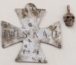 WW2 German ring WWII Iron cross trench art Germany Army Wehrmacht force Size 9.5