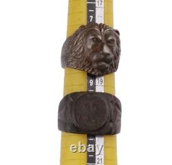 WW2 German ring set WWII Germany 6 pcs Army Wehrmacht force Lion Iron cross Art