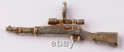 WW2 German sniper Pendant Plate WWII Germany Rifle Army Gun Wehrmacht force Set
