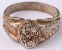 WW2 German sniper ring WWII Pendant Germany Army Wehrmacht Snipers rifle Shock