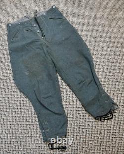 WW2 German uniform tunic pants breeches Heer 1944 dated US Army veteran estate