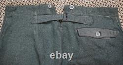 WW2 German uniform tunic pants breeches Heer 1944 dated US Army veteran estate