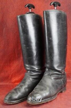 WW2 German wehrmacht leather combat boot officer uniform army soldier vet estate