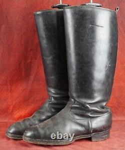 WW2 German wehrmacht leather combat boot officer uniform army soldier vet estate