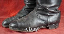 WW2 German wehrmacht leather combat boot officer uniform army soldier vet estate