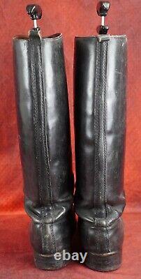 WW2 German wehrmacht leather combat boot officer uniform army soldier vet estate