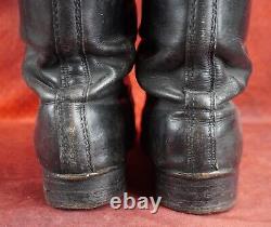 WW2 German wehrmacht leather combat boot officer uniform army soldier vet estate