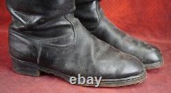 WW2 German wehrmacht leather combat boot officer uniform army soldier vet estate