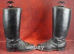 WW2 German wehrmacht leather combat boot officer uniform army soldier vet estate