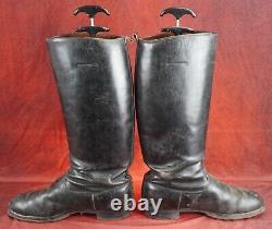 WW2 German wehrmacht leather combat boot officer uniform army soldier vet estate