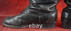 WW2 German wehrmacht leather combat boot officer uniform army soldier vet estate