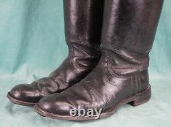 WW2 German wehrmacht leather combat boots marching uniform army shoe vet estate