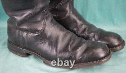 WW2 German wehrmacht leather combat boots marching uniform army shoe vet estate