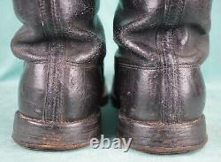 WW2 German wehrmacht leather combat boots marching uniform army shoe vet estate