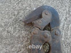 WW2 Original German Army Black Leather Case with Wire Cutters Sold As In