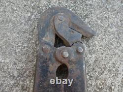 WW2 Original German Army Black Leather Case with Wire Cutters Sold As In