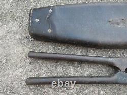 WW2 Original German Army Black Leather Case with Wire Cutters Sold As In