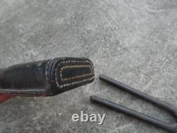 WW2 Original German Army Black Leather Case with Wire Cutters Sold As In