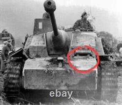 WW2 Original German army tank Panzer Stug III Bullet deflector. MARKED
