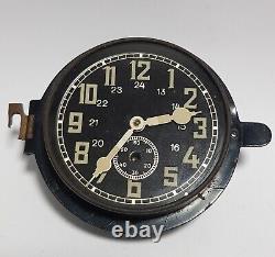 WW2 TB&S Tobias Bauerle & Sons WWII German Army 1941 Luftwaffe Clock