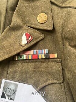 WW2 US Army 36th Combat Engineers Uniform Set ID'd German Made Patch V834