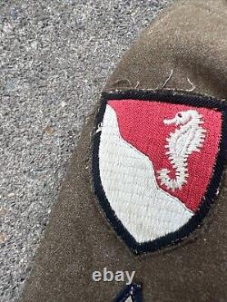 WW2 US Army 36th Combat Engineers Uniform Set ID'd German Made Patch V834