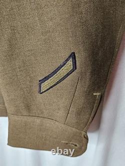 WW2 US Army German Made 7th Army Patch SSgt Ike Uniform Lot Seven Steps to Hell