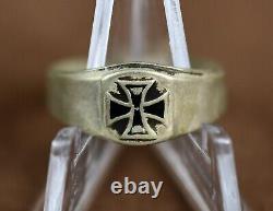WW2 WW1 German 1914 iron cross ring jewelry death army military veteran estate