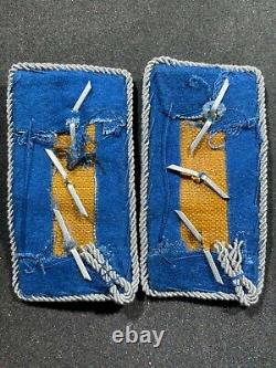 WW2 WWII German Army Military Water Police / Water Customs / Guard Collar Tabs