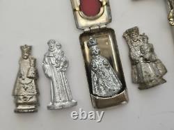 WW2 WWII German Army Wehrmacht pocket shrine Icons for soldiers Cross Skull, BV4