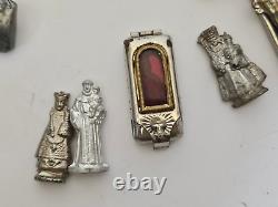 WW2 WWII German Army Wehrmacht pocket shrine Icons for soldiers Cross Skull, BV4